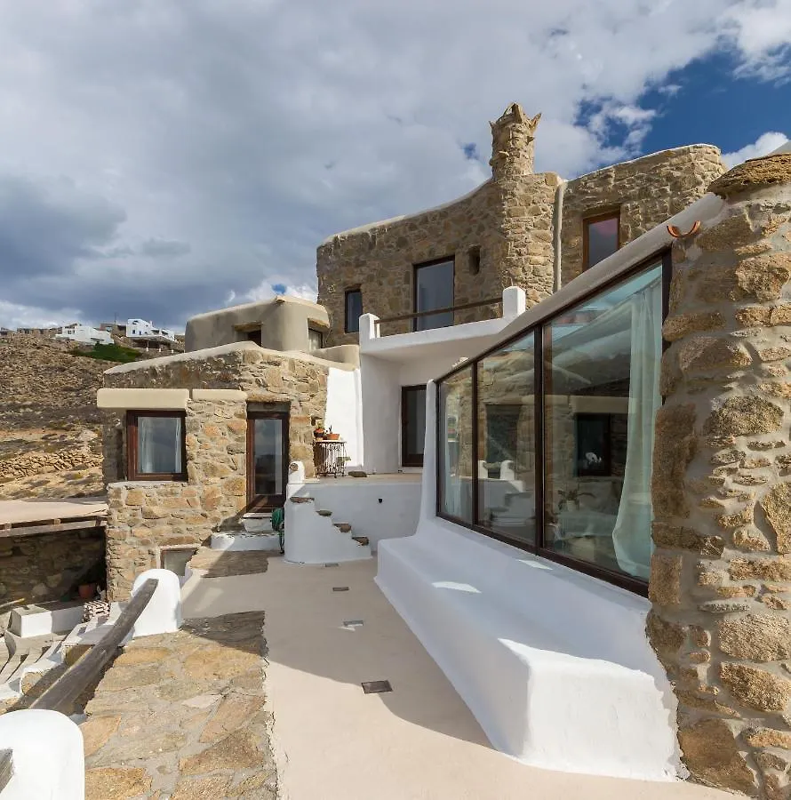 ⋆ 5Br Oceanside View Near Lighthouse- Pharos Vm ⋆ Villa Mykonos Town Сasa de vacaciones
