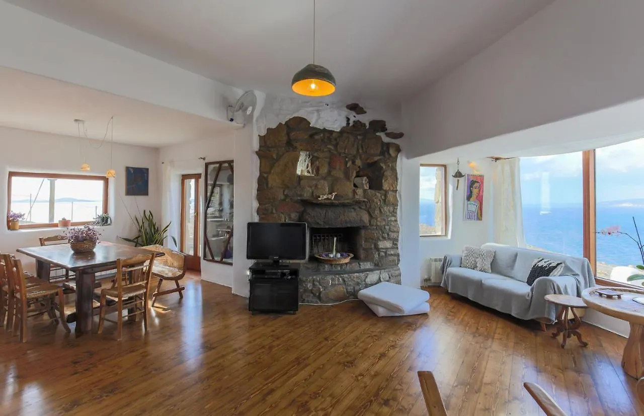 ⋆ 5Br Oceanside View Near Lighthouse- Pharos Vm ⋆ Villa Mykonos Town 0*,  Grecia